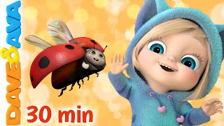 ​​😍 Five Little Ladybugs Mix a Pancake and More Kids Songs  Nursery Rhymes by Dave and Ava 😍 [upl. by Doi]