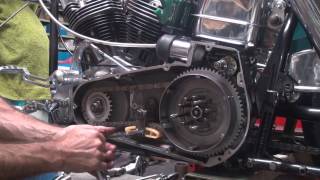 1972 125 FLH 98ci shovelhead stroker motor rebuild Harley by tatro machine [upl. by Harl]