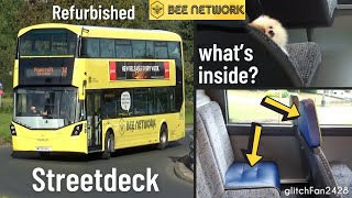 Whats Inside the Refurbished Wrightbus Streetdeck  🐝 Bee Network 🐝 [upl. by Baniez]