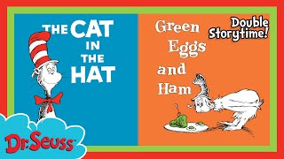 Double Episode  Green Eggs and Ham  The Cat in the Hat  Book Reading  Dr Seuss [upl. by Yahc]