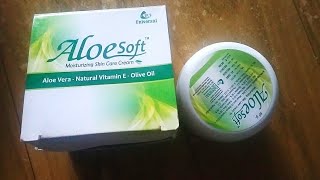 Alosoft cream full review in Best moisturizer for dry and sensitive skin aloesoft moiturising cream [upl. by Vanthe]