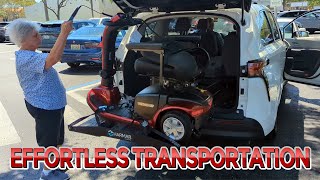 Mobility Scooter amp Wheelchair Lift For Trucks SUVs Vans amp Sedans [upl. by Cinimmod]