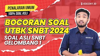 Bocoran Soal UTBK 2024 Gelombang 1 Hari Pertama  Soal Penalaran Umum [upl. by Sissie]