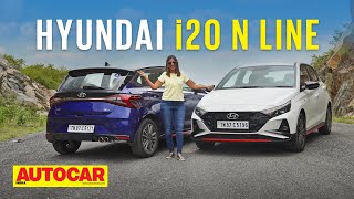 2021 Hyundai i20 N Line review  The Hyundai that handles  First Drive Autocar India [upl. by Hctub869]