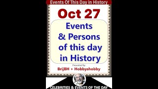 Events of this day in history  EOTD1027Oct 27 [upl. by Sito]