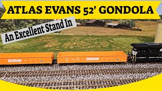 Atlas HO Evans 52 Gondolas Perfect NS Gondola Model Train StandIn  Unboxing and Review [upl. by Taryn714]