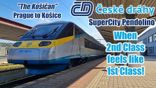 České dráhy LUXURY SuperCity Pendolino [upl. by Sephira437]