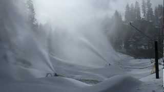 Snow Making at Heavenly Ski Resort [upl. by Heisser]