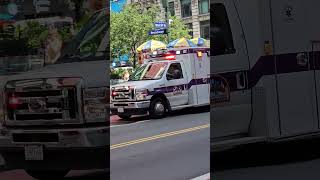 NYU LANGONE HEALTH AMBULANCE RESPONDING IN MANHATTAN NYC [upl. by Voltmer]