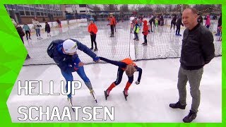 HELLUP Schaatsen met Kai Verbij  ZAPPSPORT [upl. by Iveksarap97]