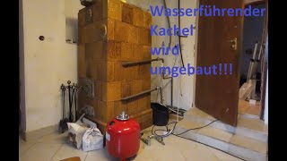 Ungarischen wasserführenden Kachelofen auf stand der Technik bringen  Ausdehnungsgefäß nachrüsten [upl. by Sueaddaht131]