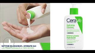 CeraVe Crème lavante hydratante  236ml [upl. by Yraek]