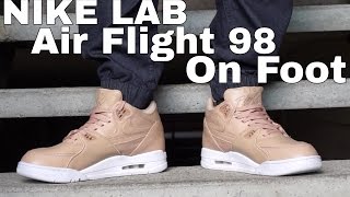 NIke Lab Air Flight 89 Tan Vachetta On Foot [upl. by Kyle277]