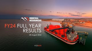 MinRes FY24 Financial Results Presentation  Webcast [upl. by Meagan]