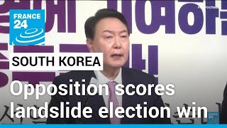 Opposition win in South Korea election to deepen policy stalemate for Yoon • FRANCE 24 English [upl. by Sitnalta]