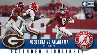 3 Georgia Bulldogs vs 2 Alabama Crimson Tide Extended Highlights  CBS Sports HQ [upl. by Ynot]