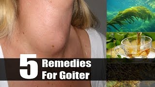 5 Useful Home Remedies For Goiter  By Top 5 [upl. by Sweatt]