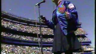 Cyndi Lauper nails National Anthem PERFECT [upl. by Ytsihc]