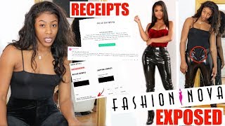 FASHION NOVA EXPOSED🐸☕️  Size Chart is a Lie  They Deleted My Reviews RECEIPTS INCLUDED [upl. by Phylys]