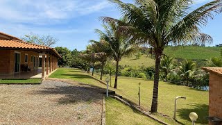 LINDA CASA DE SÍTIO EM 8 HECTARES NA MARGEM DA REPRESA  A VENDA EM GUAPÉ MG [upl. by Arette173]