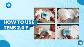 How to use TENS 20  Wearable amp Wireless TENS device [upl. by Rika]