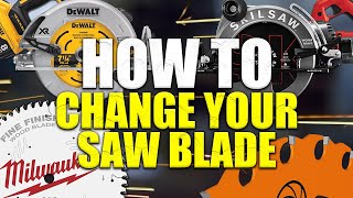 How To Change Circular Saw Blades  Easy StepbyStep Guide [upl. by Darda616]