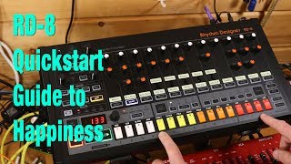 Behringer RD8 Quick start guide to happiness [upl. by Mosnar744]