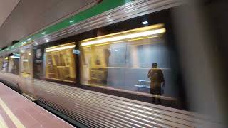 Transperth B series set 73117 departing Yanchep not in service [upl. by Matthews]