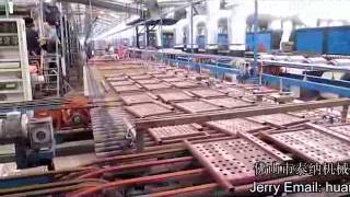 flat clay tile production line [upl. by Okiram]