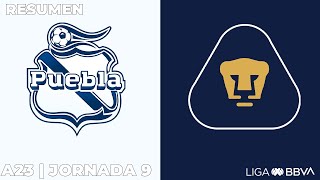 Resumen y Goles  Puebla vs Pumas  Liga BBVA MX  Apertura 2023  Jornada 9 [upl. by Lightman98]