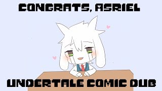 Congrats Asriel  Undertale Comic Dub [upl. by Fonsie912]