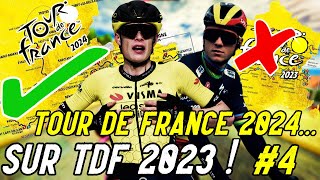 TOUR DE FRANCE 2024 sur TDF 2023   Étapes 111213 [upl. by Fishback]