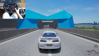 Assetto Corsa  Toyota Supra Zesty 4R Hometown Map  Logitech G29  Shifter [upl. by Llerahc724]