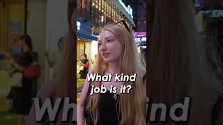 What kind job is it  Reaction to interview street korea food fashion job travel hongdae [upl. by Eyahc120]