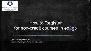 How to Register for ed2go Courses [upl. by Ecydnac]