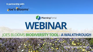 Planning Portal Webinar  Biodiversity net gain planningportal [upl. by Vesta]