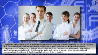 Ssce0110 Docencia De La Formacion Profesional Para El Empleo A Distancia  Cursos Online [upl. by Levitus]