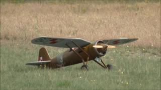 LOTNISKO BYDGOSZCZ FORDON Oblot Modelu RC PZL P11C Piloci Krzysztof Bajer i Damian Bajer [upl. by Odragde]