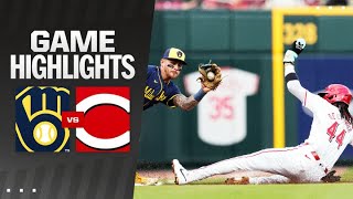 Brewers vs Reds Game Highlights 4824  MLB Highlights [upl. by Agneta]