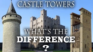 The difference between types of castle TOWERS [upl. by Green]