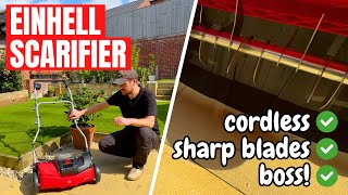 Unboxing the Einhell Cordless Scarifier  Is this the best budget SCARIFIER [upl. by Cassandre]