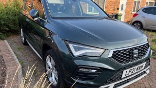 Seat Ateca Xperience 2021 UK Car start up [upl. by Onitnatsnoc]