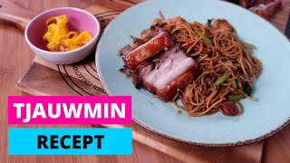 TJAUWMIN RECEPT  Surinaams Chinees Bami recept  AIDA SMORE [upl. by Hilel]