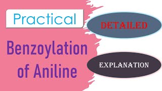 Benzoylation of Aniline  Dr Bharat Baria [upl. by Lesh]