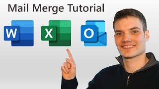 How to Mail Merge in Word Excel amp Outlook [upl. by Loziram]