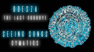 The Last Goodbye  ODESZA  VISUALIZED With Cymatics 🌀 Seeing Songs [upl. by Nadnal]