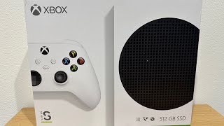 Unboxing the Xbox series S and set up [upl. by Ellenad]