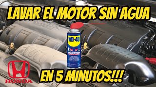 COMO LAVAR EL MOTOR SIN AGUA EN 5 MINUTOS [upl. by Nnaycart]