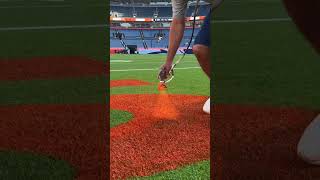 The field is prepped for the home opener 🤩 SeeYouSunday Broncos Country‼️  nfl shorts [upl. by Sinnaoi]