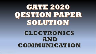 GATE 2020 QUESTION PAPER SOLUTION fIND THE VALUE OF INDUCTOR [upl. by Aihsoek311]